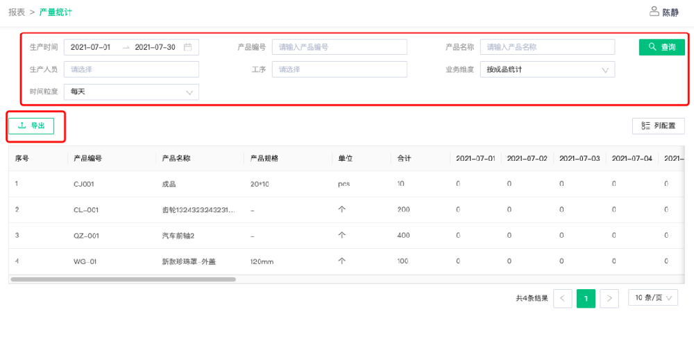 黑湖小工单-生产管理系统如何进行产量统计，生产报表、员工绩效等报表的设置与分析